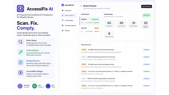 AccessiFix AI screenshot