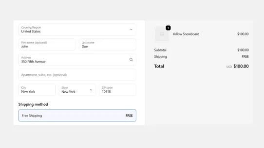 Kleidi Shipping Zones screenshot