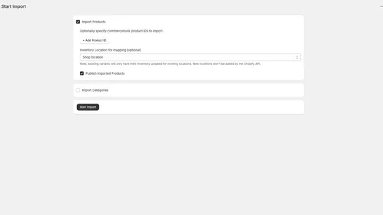 commercetools import screenshot