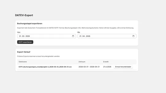 Gutschein Pro screenshot