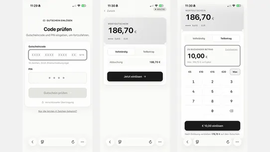 Gutschein Pro screenshot