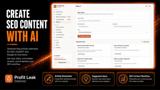 Profit Leak Detector screenshot