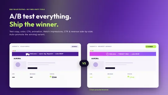 TC Announcement Bars &amp; Banners screenshot
