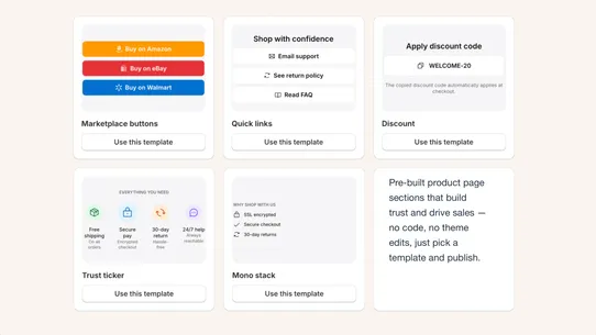 TT Badges &amp; Product Labels screenshot
