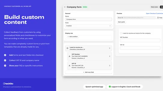 Checkito ‑ Checkout rules screenshot