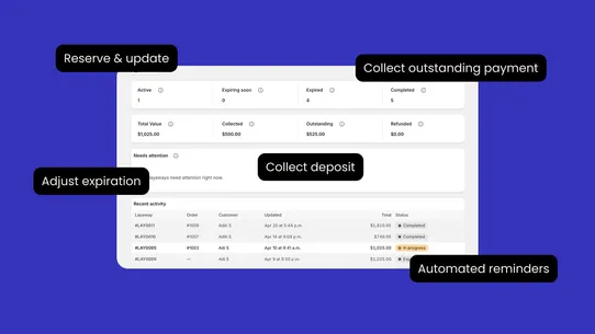 Layaway: Reserve &amp; Deposit screenshot