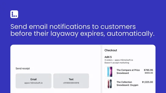 Layaway: Reserve &amp; Deposit screenshot