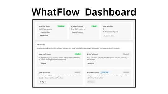 WhatFlow WhatsApp Official API screenshot