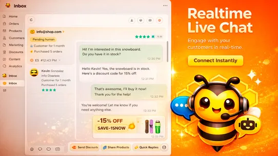 HiveChat ‑ Live Chat &amp; Chatbot screenshot