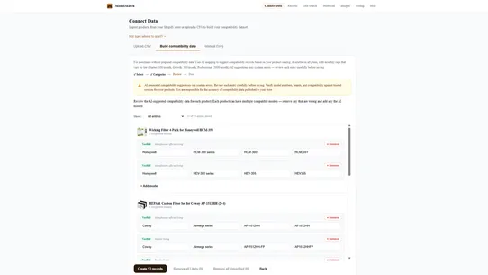 ModelMatch screenshot