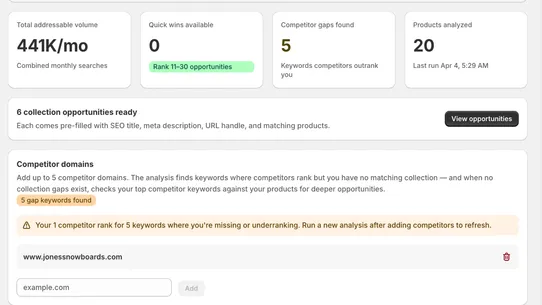 SEO Box: Collection SEO AI screenshot