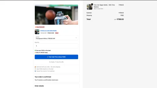 Magik Smart Upsell screenshot