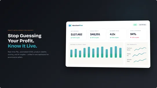 MerchantFlow: Profit Analytics screenshot