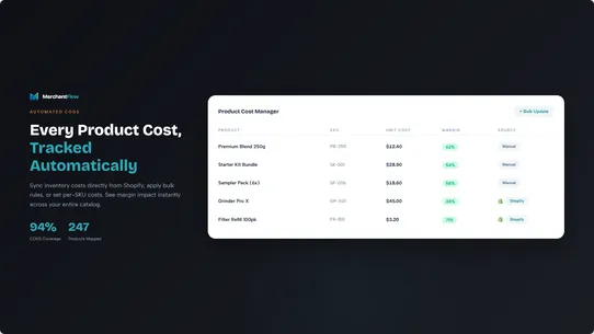 MerchantFlow: Profit Analytics screenshot