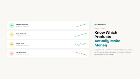 MerchantFlow: Profit Analytics screenshot