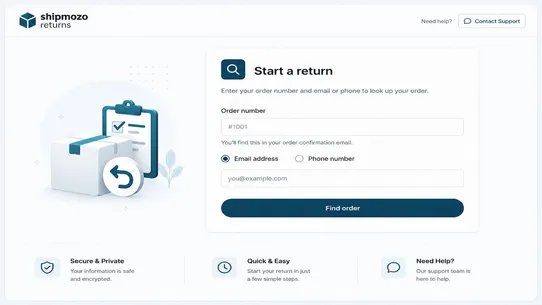 Shipmozo Returns screenshot