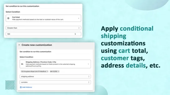 Codebeans Shipping Rules Pro screenshot