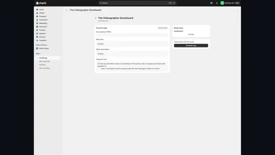 ShelfCopy ‑ AI Descriptions+SE screenshot