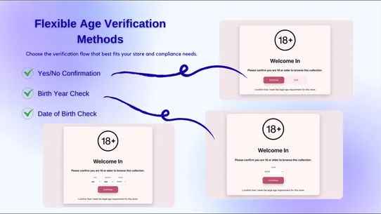 Hey! Age Gate Verification screenshot