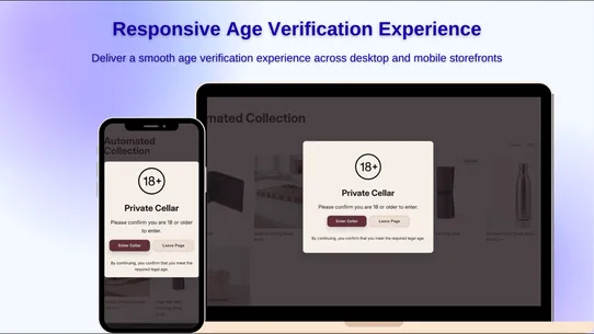 Hey! Age Gate Verification screenshot