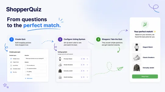 ShopperQuiz screenshot
