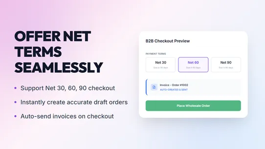 Quick Reorder B2B screenshot