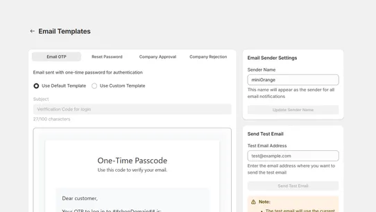 MO: B2B Login &amp; Onboarding screenshot