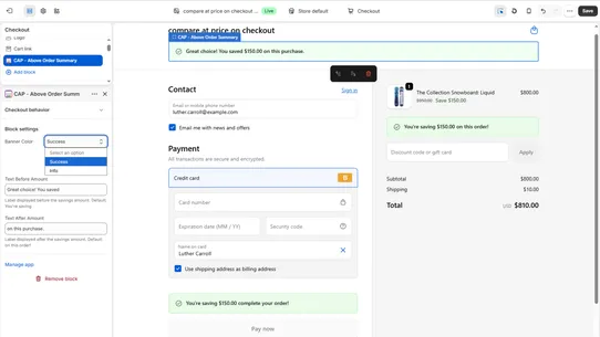 Compare at Price ‑ KM screenshot