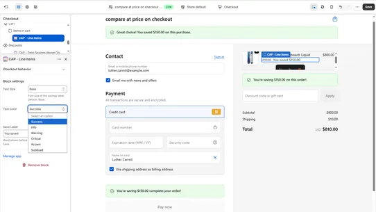 Compare at Price ‑ KM screenshot