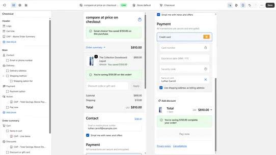 Compare at Price ‑ KM screenshot