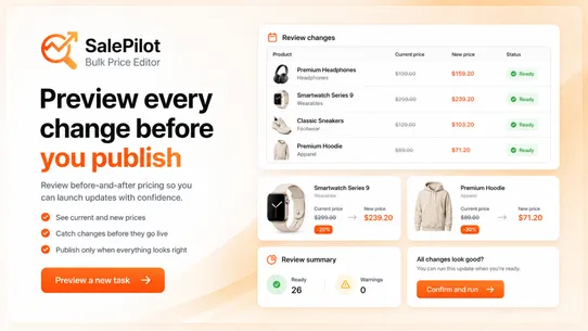 SalePilot Bulk Price Editor screenshot