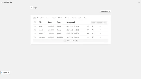 HS Page Builder screenshot