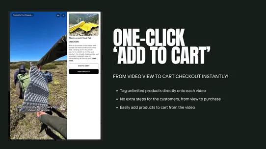 Vinci Shoppable Videos screenshot