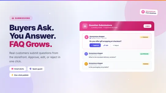 Product FAQ Generator ‑ OCS screenshot
