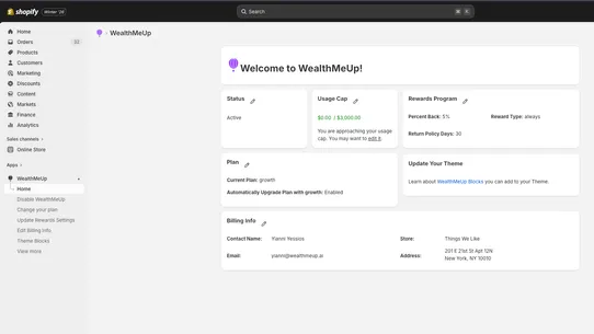 WealthMeUp screenshot