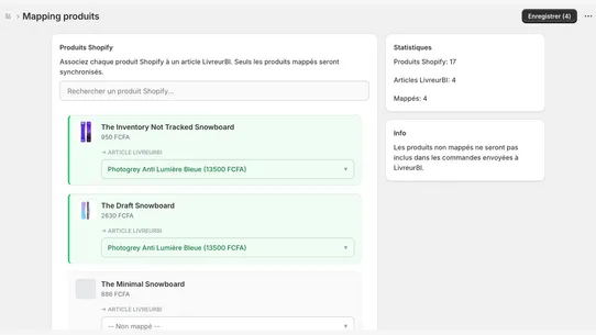 LivreurBi Sync screenshot