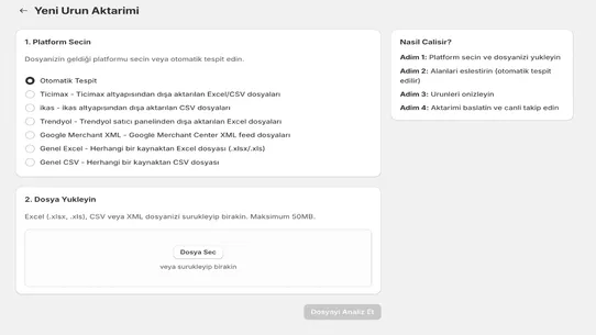 Product Importer screenshot