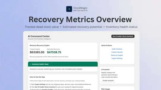 StockMagic: Sell Old Items AI screenshot