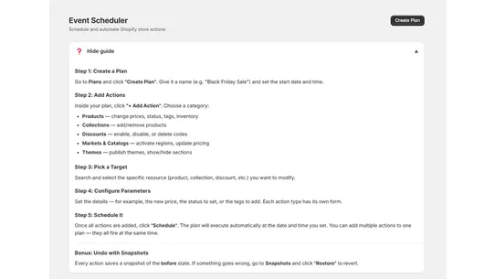 Schedulify — Event Scheduler screenshot