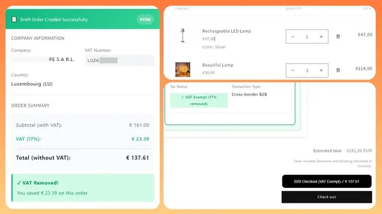 Silvanda ‑ Eu Tax Exemption screenshot