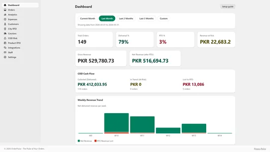 Order Pulse screenshot