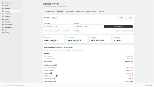 Order Pulse screenshot