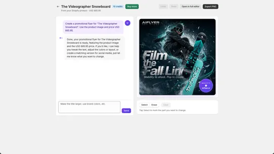 AIFlyer screenshot