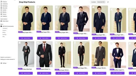 A&amp;A Suit Customization screenshot