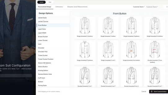A&amp;A Suit Customization screenshot