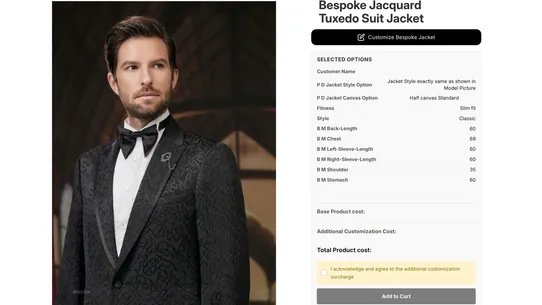 A&amp;A Suit Customization screenshot