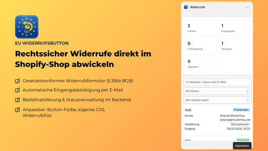 EU Widerrufsbutton screenshot