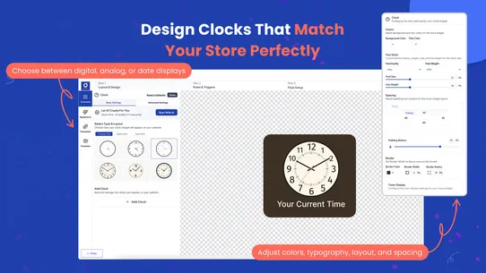Digital Clock Widget: Timezone screenshot