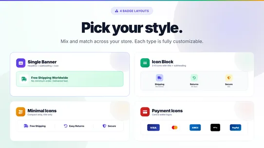 Trust Badges ‑ OCS screenshot