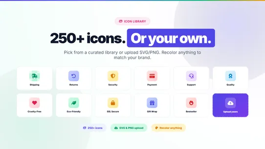 Trust Badges ‑ OCS screenshot